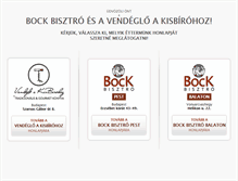 Tablet Screenshot of bockbisztro.hu